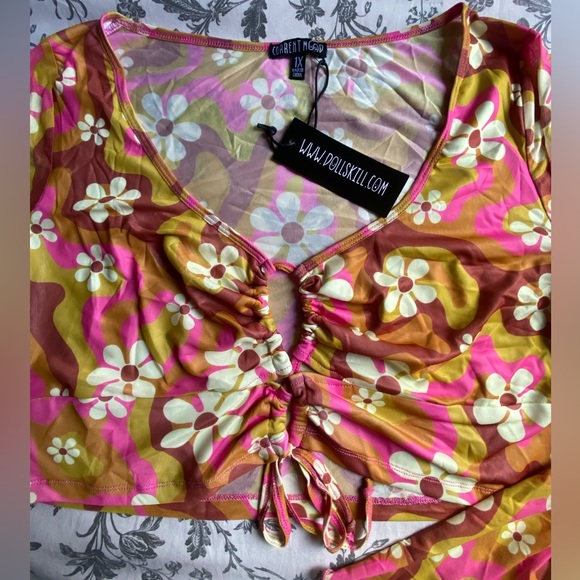 Dolls kill mesh crop top - Picture 2 of 4